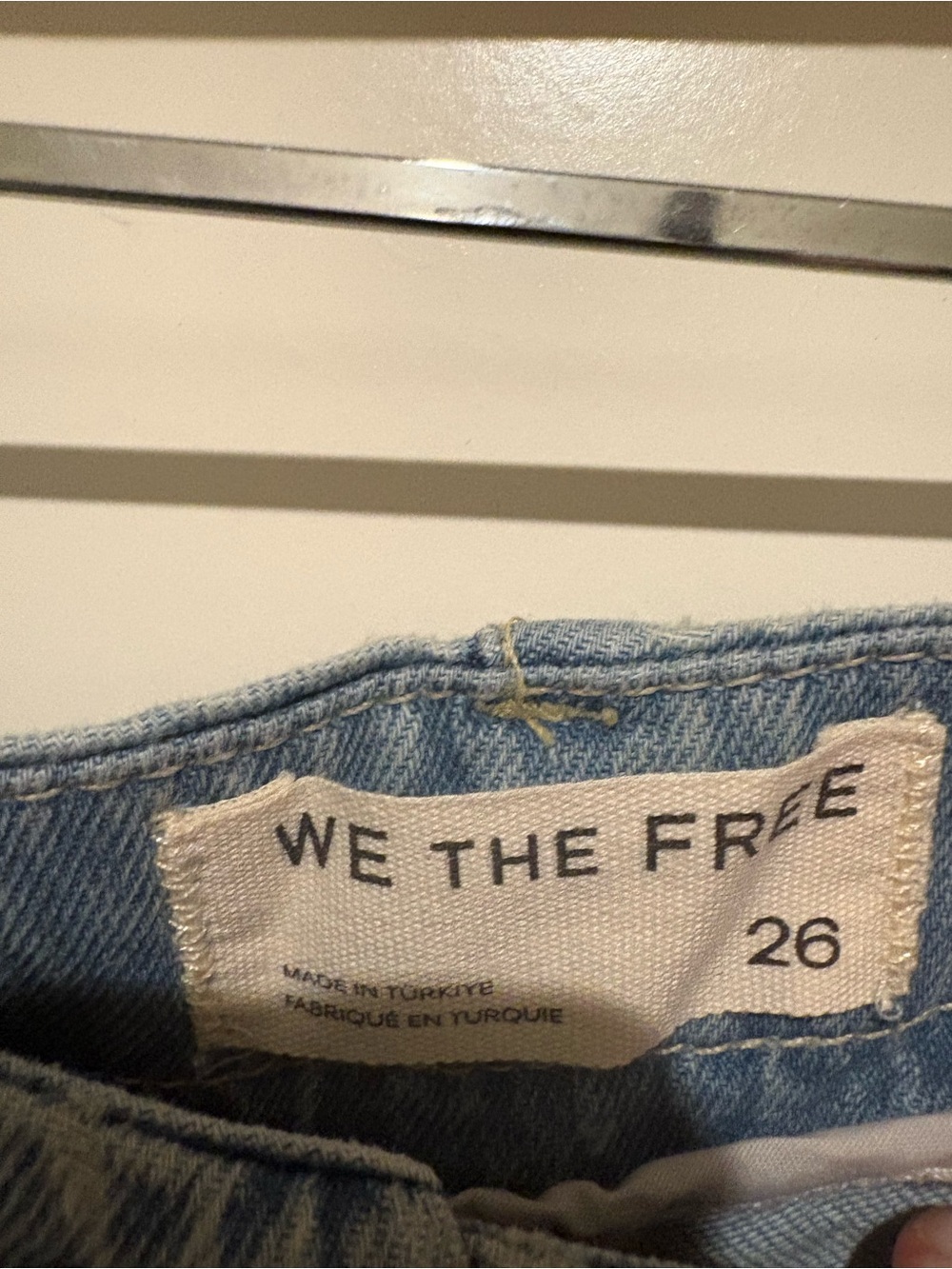 Free People We The Free Lotus Balloon Jeans Size 26 Color: Bijou Blue NWT - Picture 7 of 8